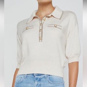 NWT L’agence Masaki Polo Sweater